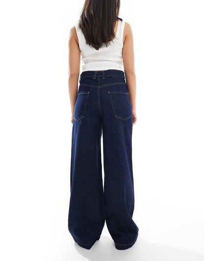 Wide Leg  Workwear Jeans