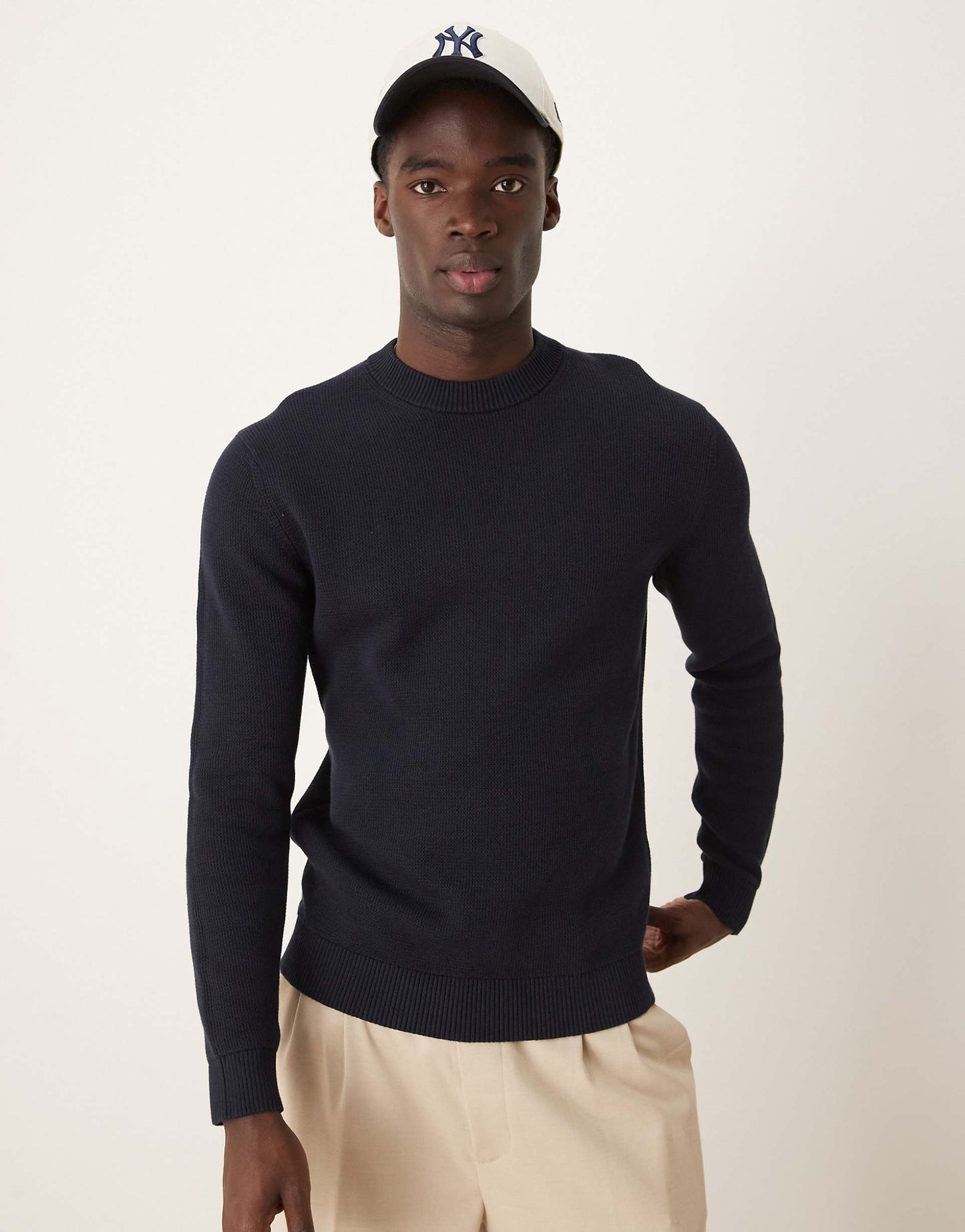 Knitted Crew Neck Jumper