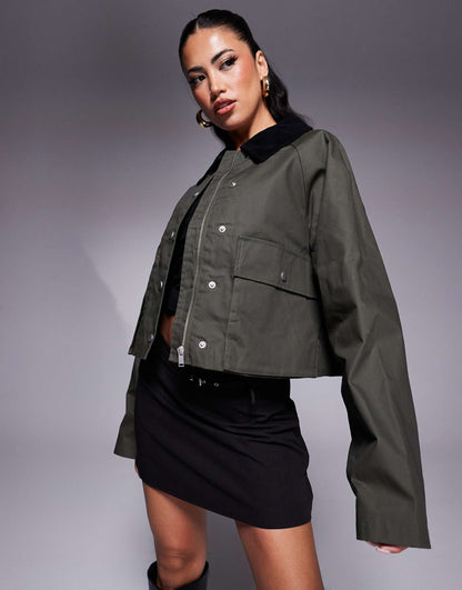 Crop Collar Jacket