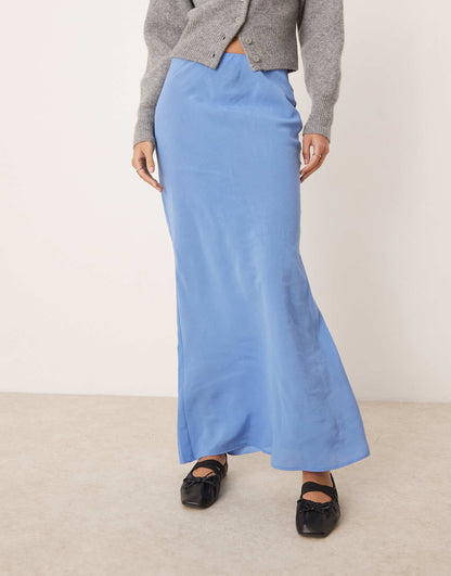 Soft Touch Bias Maxi Skirt