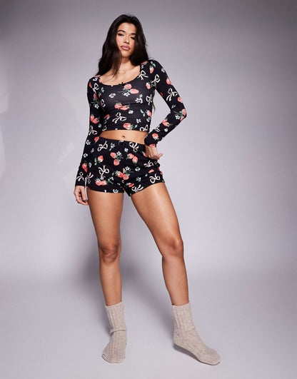 Exclusive Mix And Match Pj Shorts Co-Ord