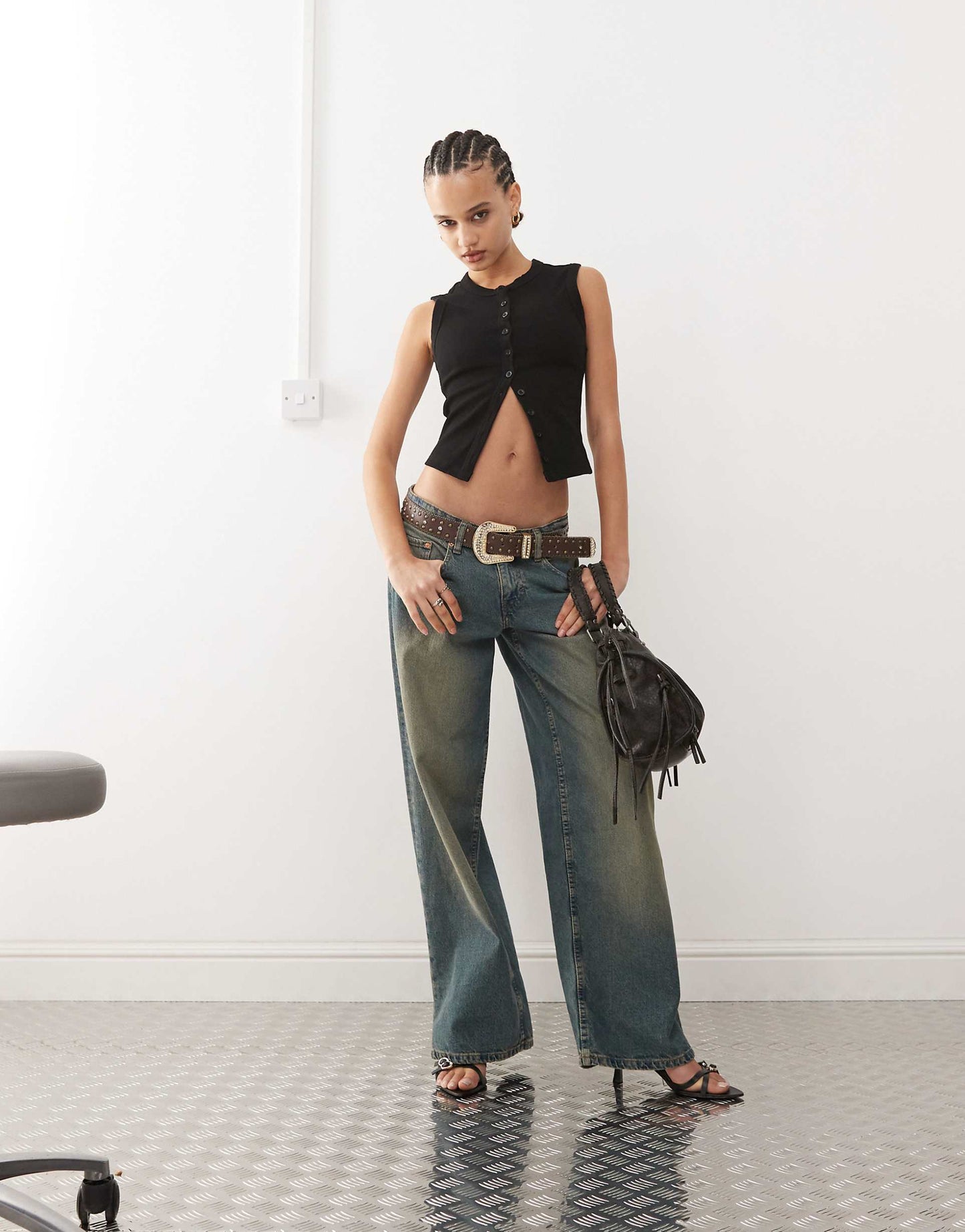 Basel Button Up Tank Top