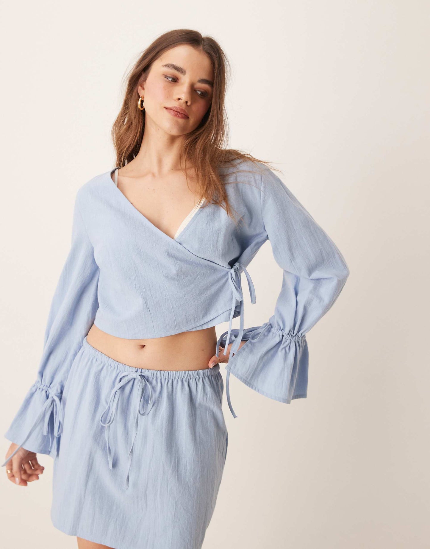 Fern Wrap Front Beach Top