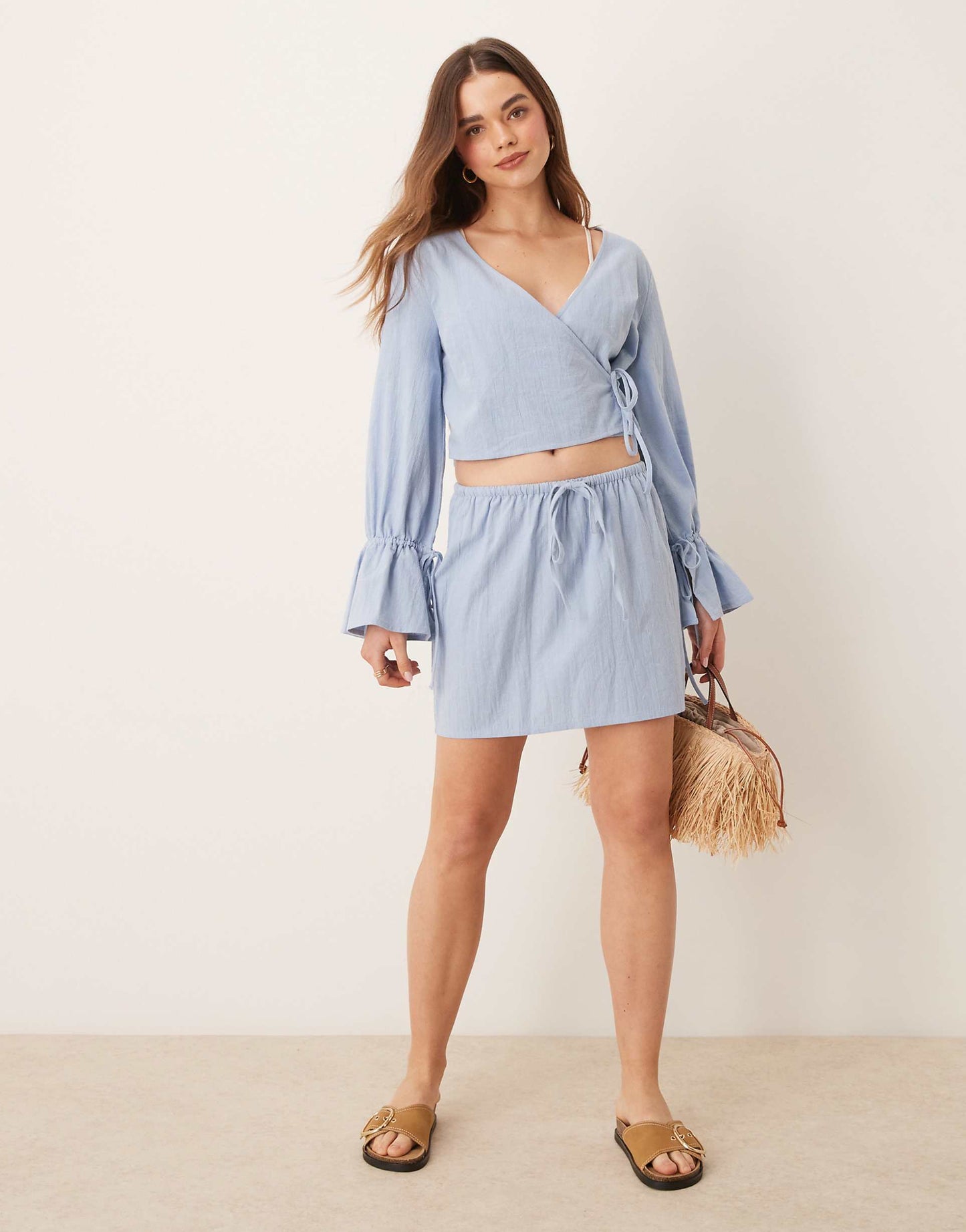 Fern Wrap Front Beach Top