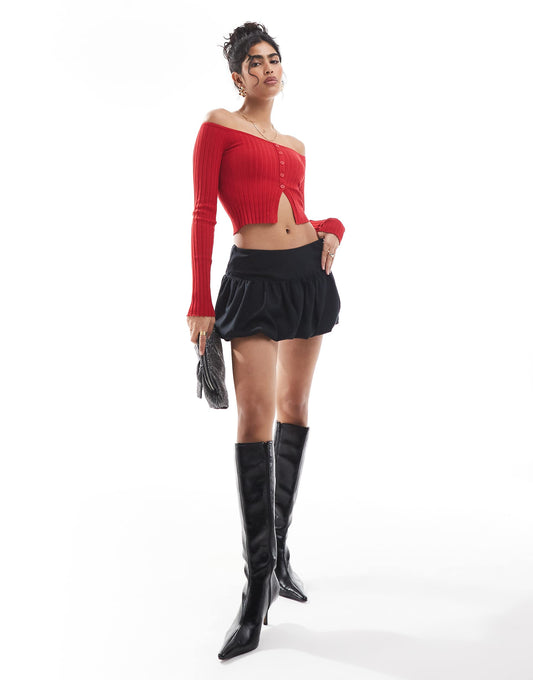 Low Rise Bubble Skirt