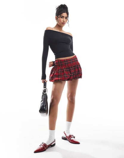 Low Rise Bubble Skirt
