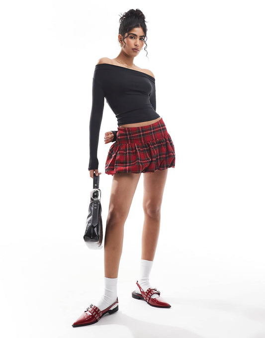 Low Rise Bubble Skirt