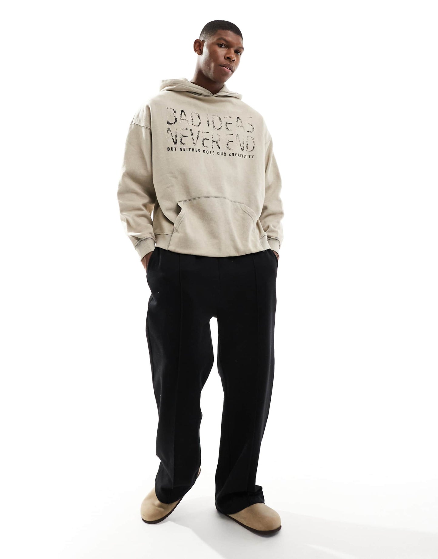 Bad Ideas Printed Hoodie