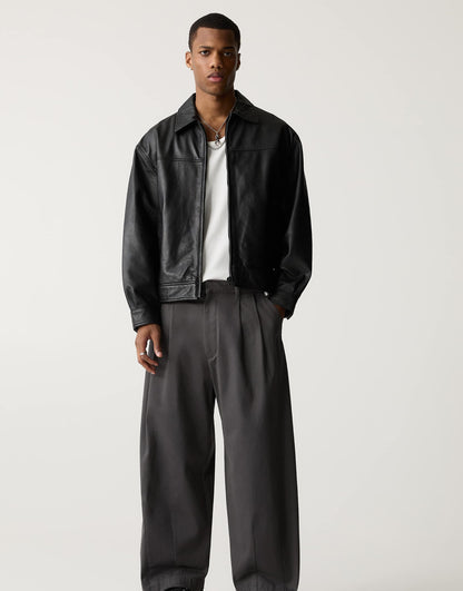 Wide Leg Chino Trouser