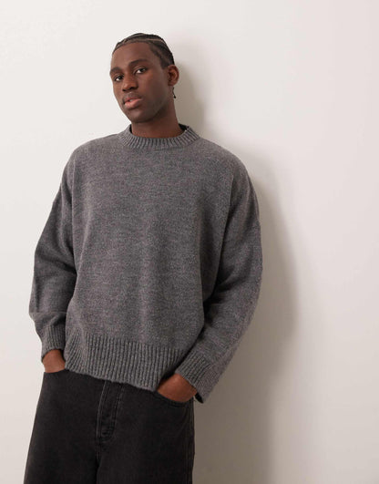 Super Oversized Boxy Fit Knitted Jumper