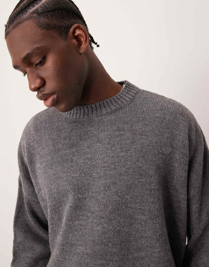 Super Oversized Boxy Fit Knitted Jumper