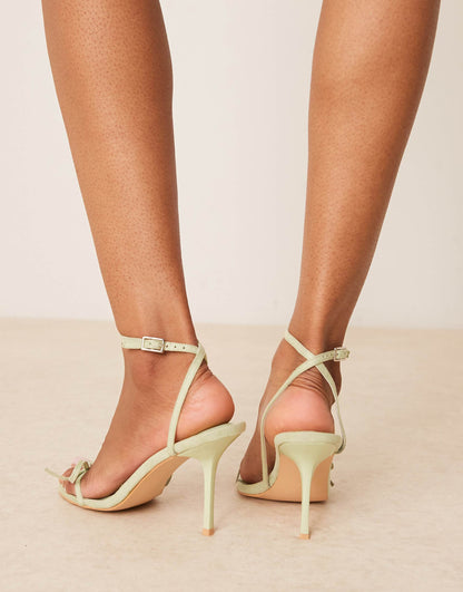 Bow Heeled Sandals