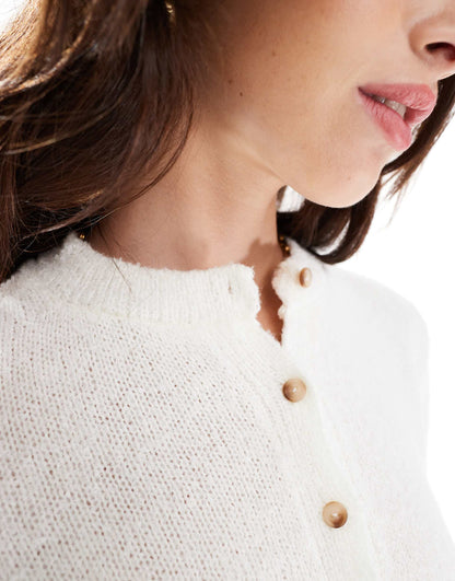 Crew Neck Cardigan