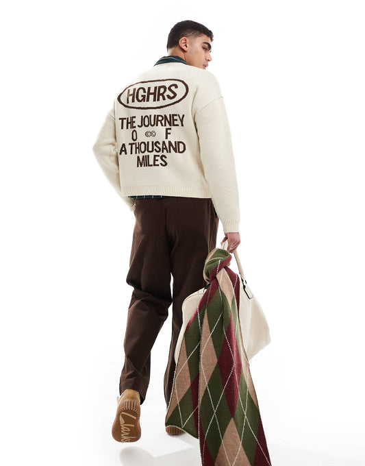 Graphic Knitted Jumper