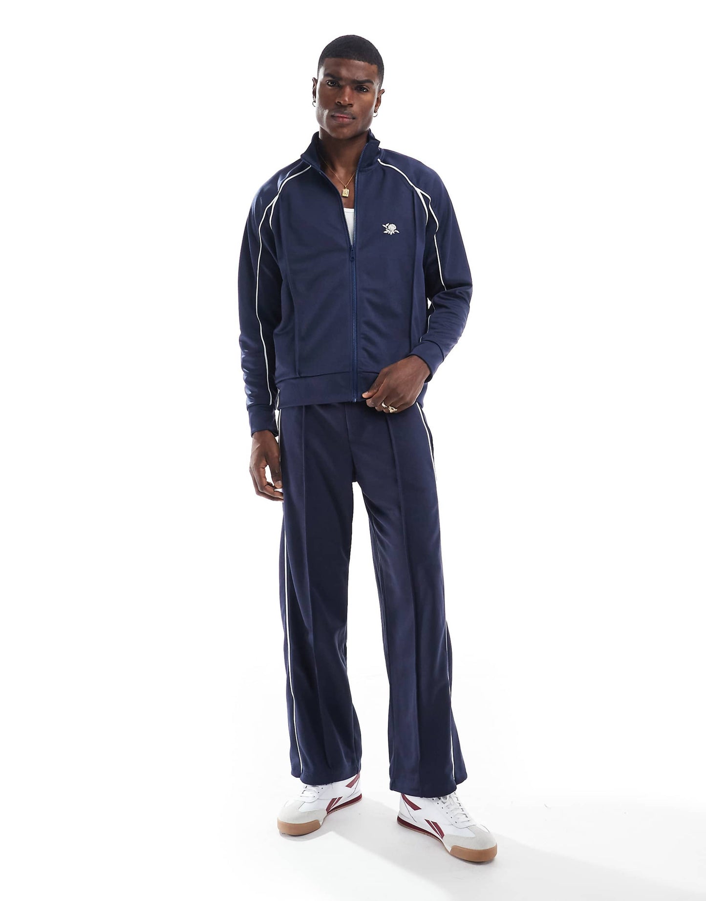 Piped Co-Ord Track Jacket