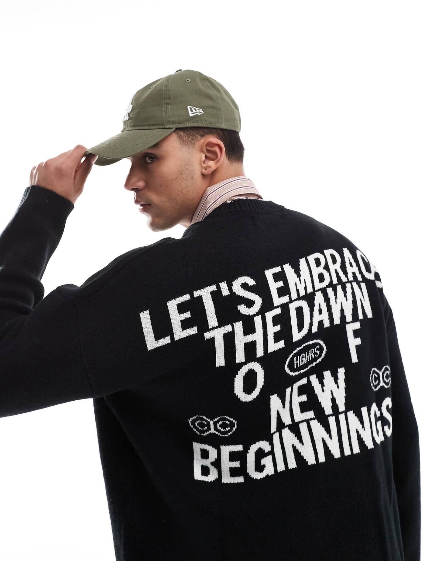 Graphic Knitted Jumper
