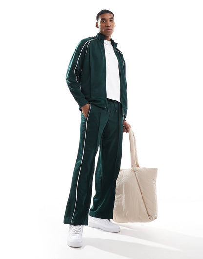 Piped Co-Ord Track Jacket