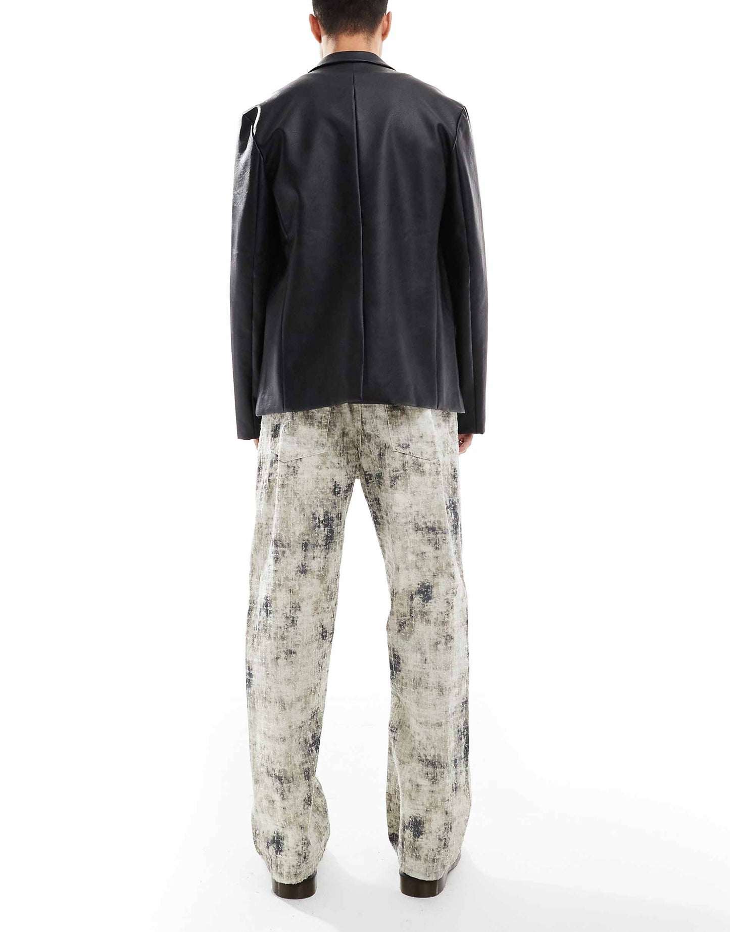Textured Printed Jean