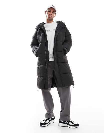 Longline Puffer Coat