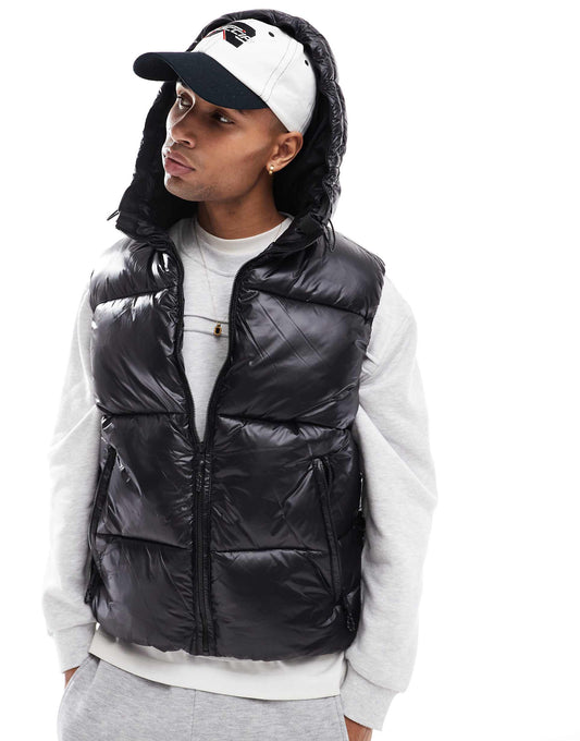 Faux Leather Gilet