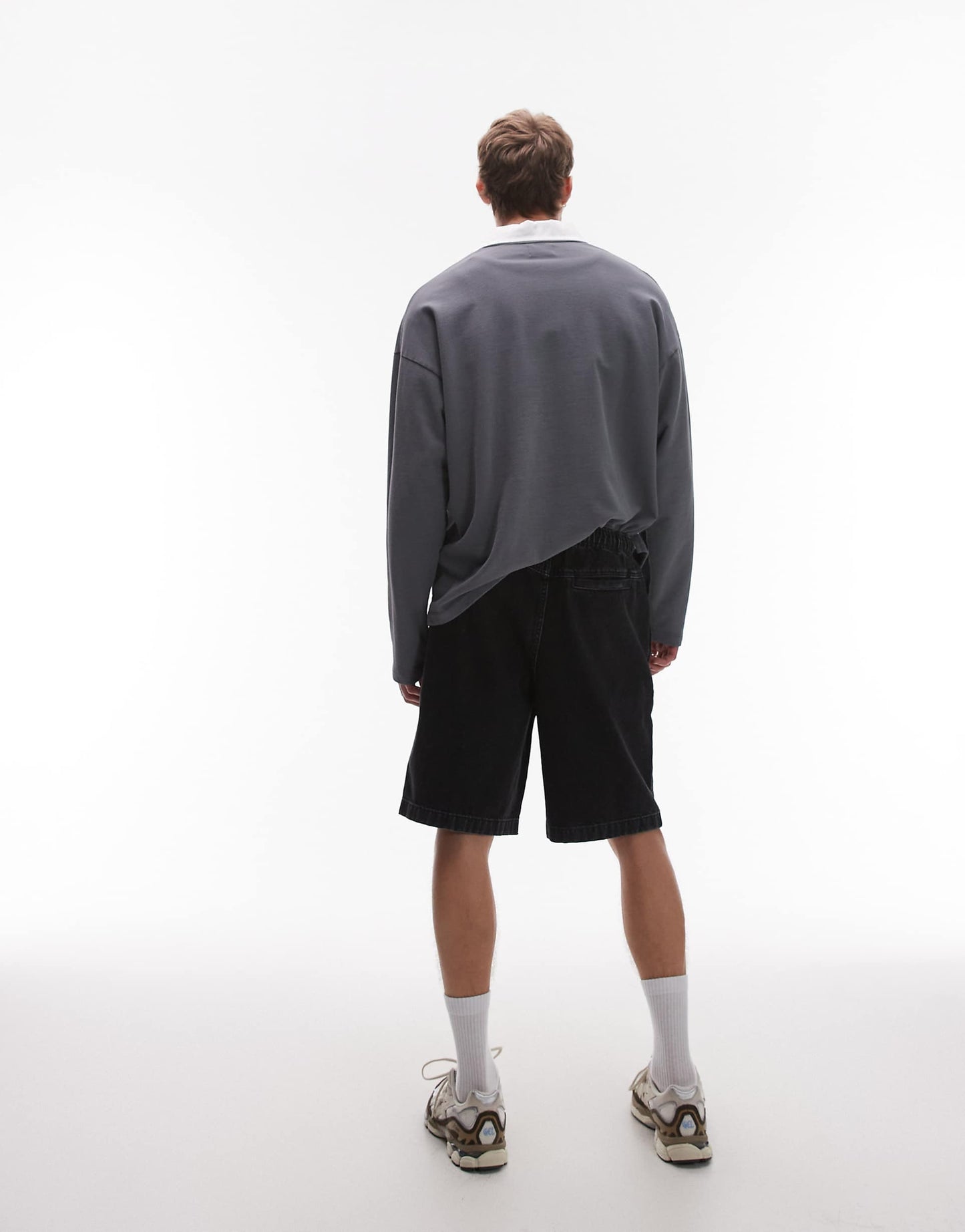 Elasticated Denim Short