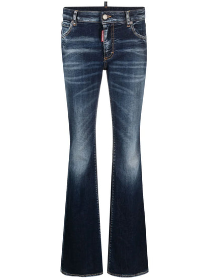 Distressed Flared Jeans