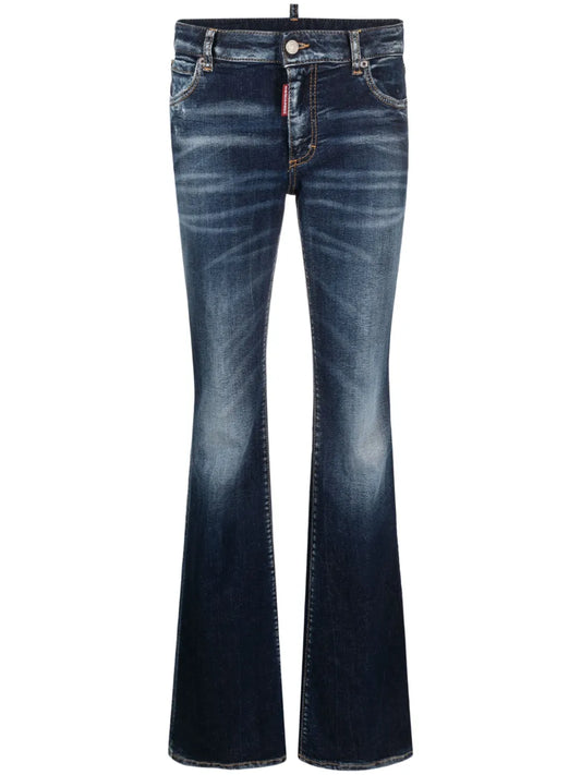 Distressed Flared Jeans