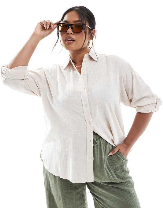 Curve Oversized Shirt