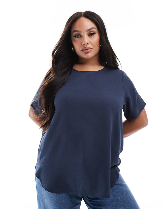 Curve Short Sleeve Top