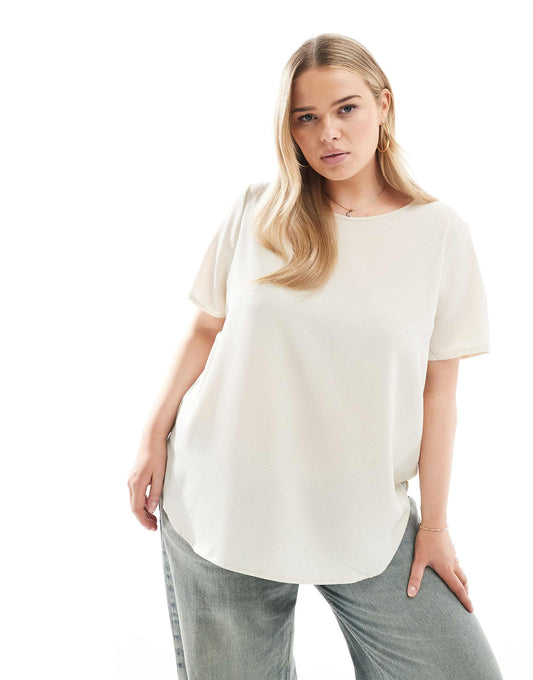 Curve Short Sleeve Top