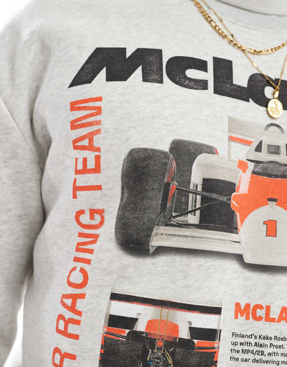 Mclaren Motif Detail Sweat Top