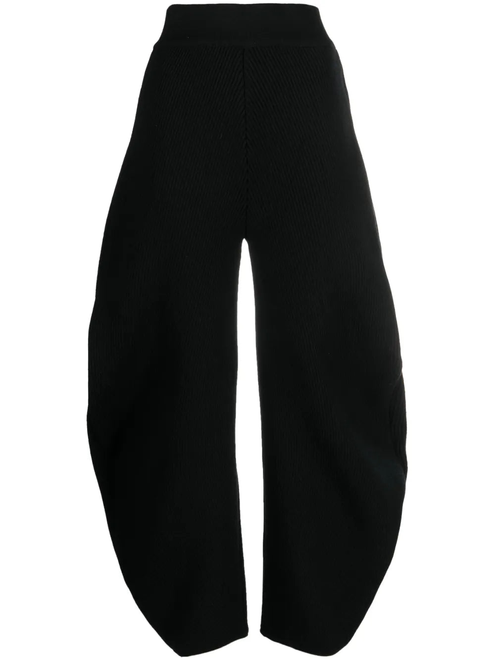 Wide-Leg Wool-Blend Trousers