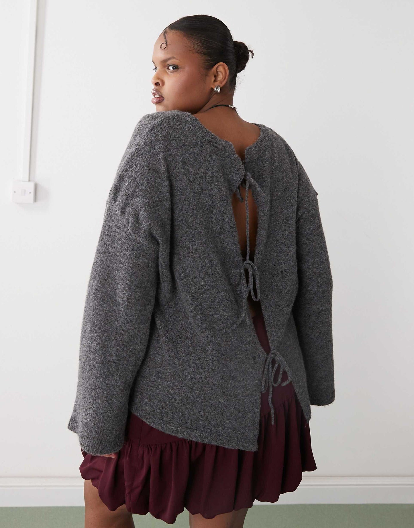 Curve Tie Front Reversible Jumper