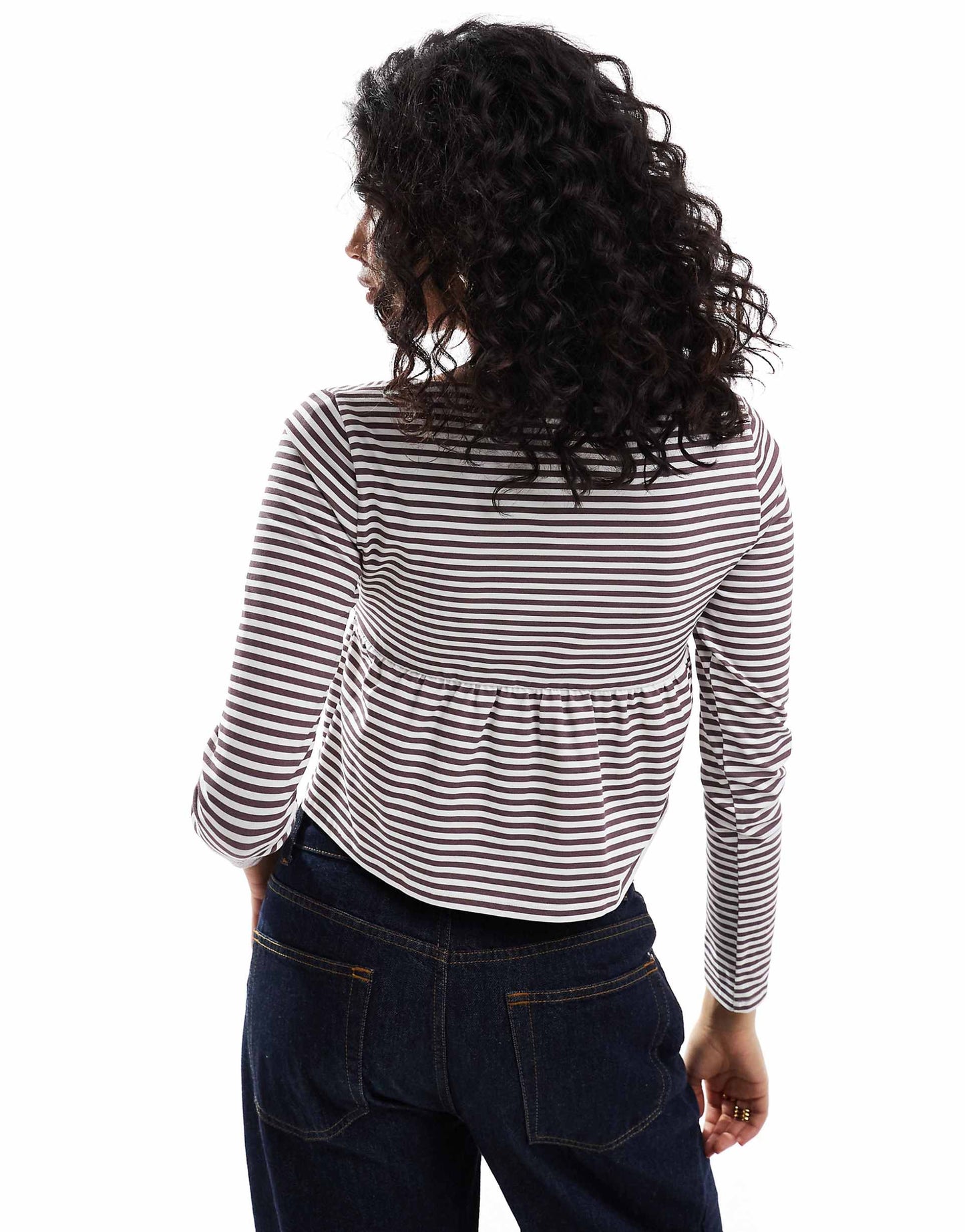 Babydoll Long Sleeve Henley Top