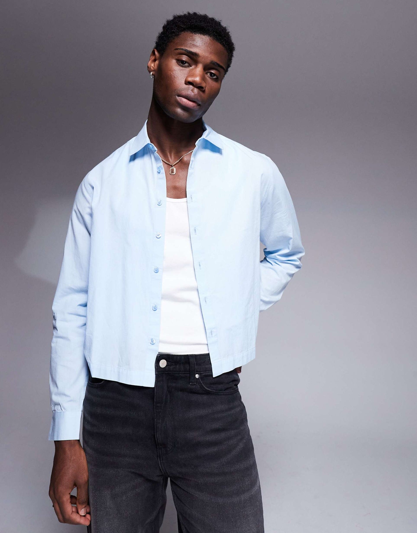 Boxy Poplin Shirt