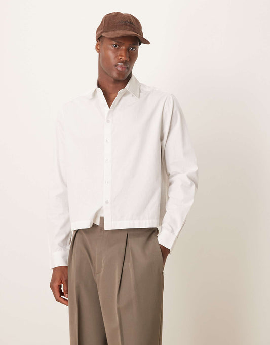 Boxy Poplin Shirt