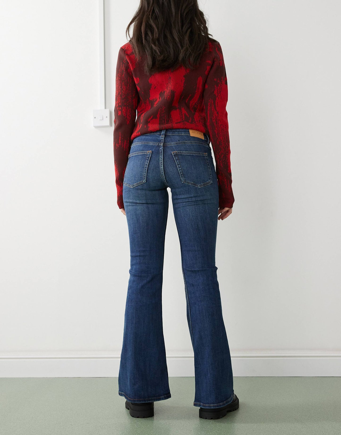 Katsumi Low Waist Boot Cut Flare Jeans