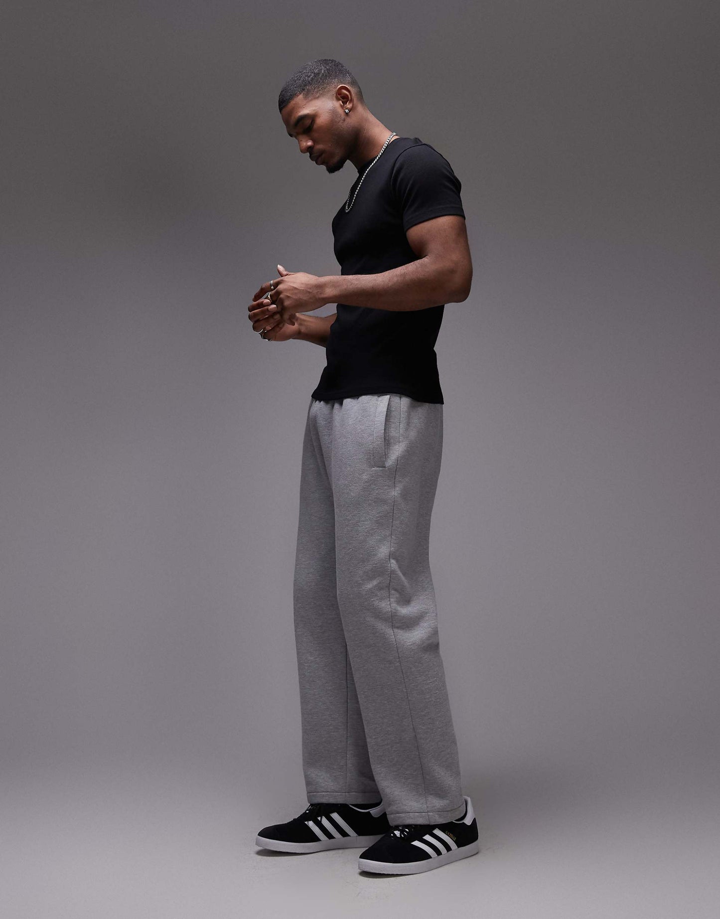 Skinny Fit Ribbed T-Shirt