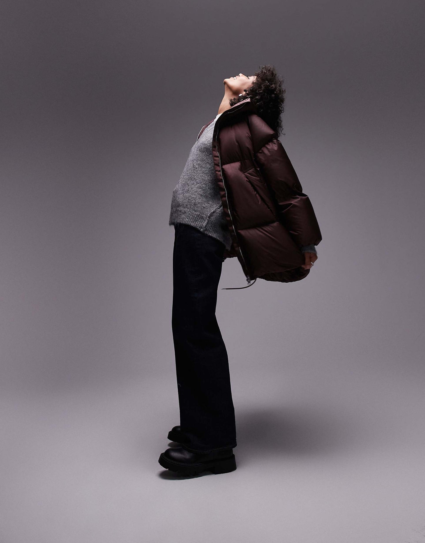 Down Puffer Long Line Jacket