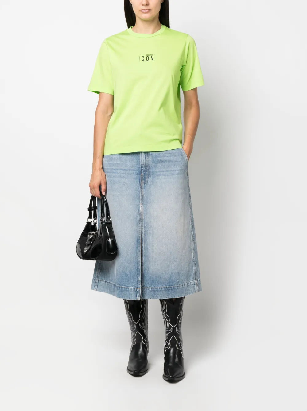 Icon-Print Cotton T-Shirt