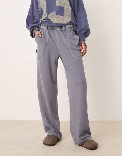 Wide Leg Lounge Trousers