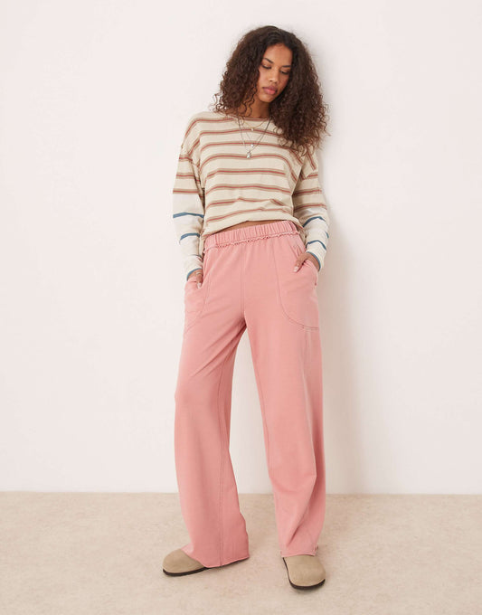 Wide Leg Lounge Trousers