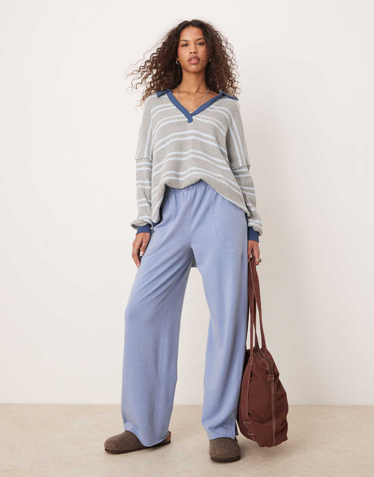 Wide Leg Lounge Trousers