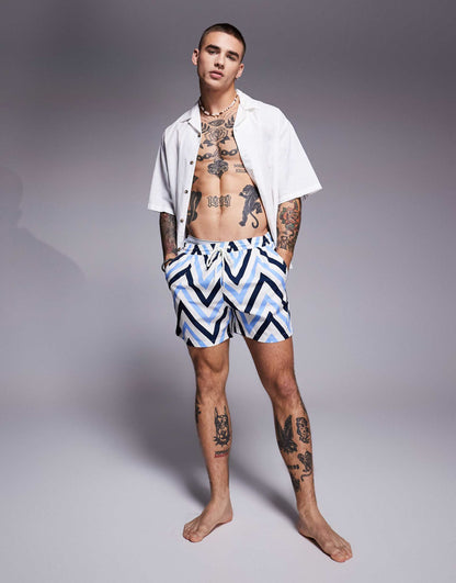 Chevron Swim Short