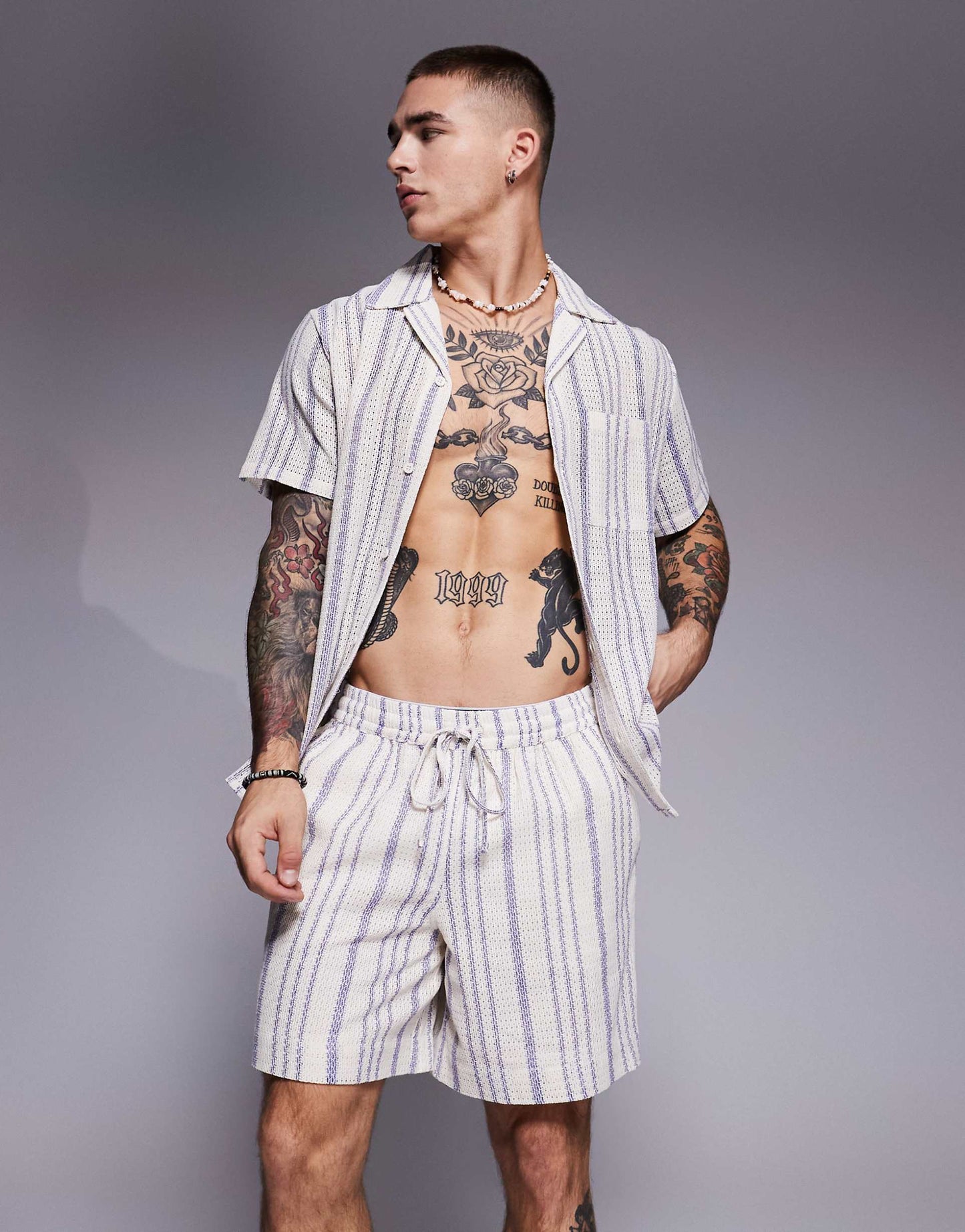 Stripe Beach Short Co-Ord