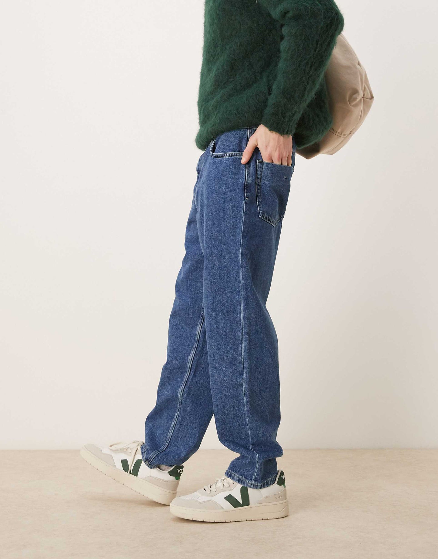Relaxed Fit Straight Leg Jeans