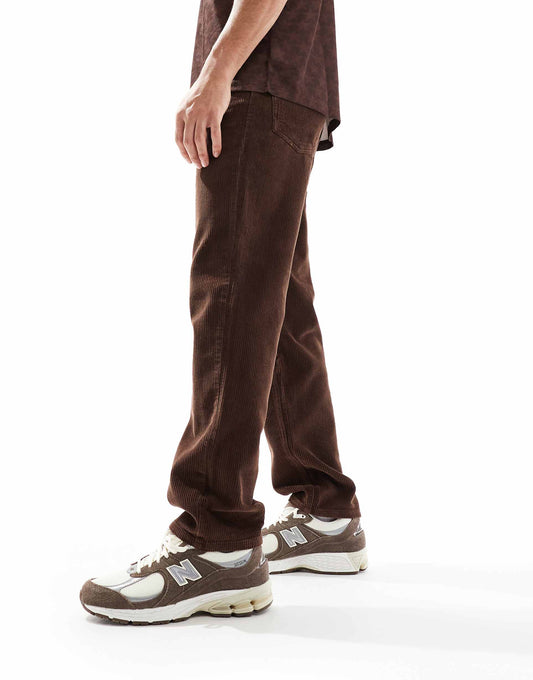 Straight Leg Cord Trousers