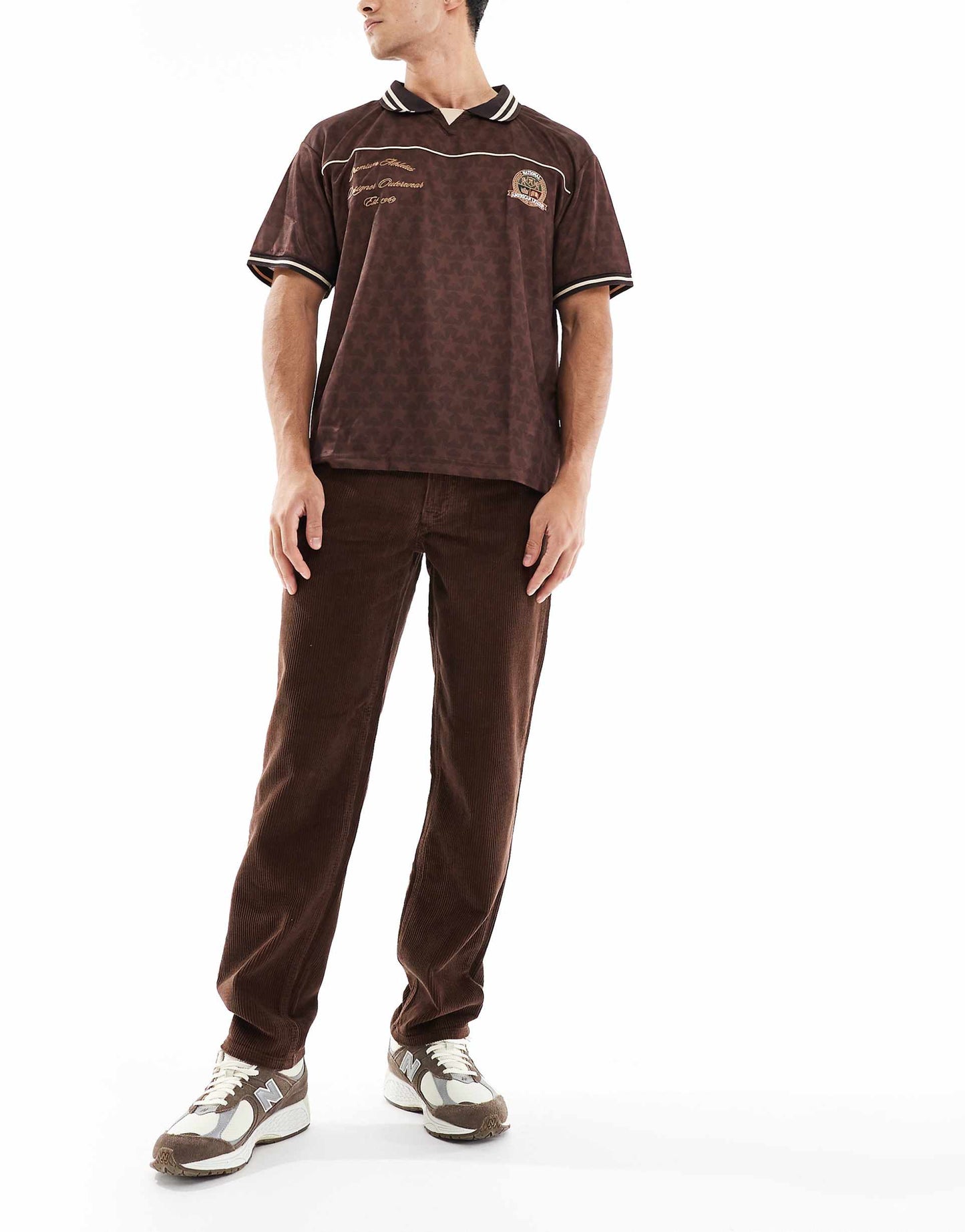 Straight Leg Cord Trousers
