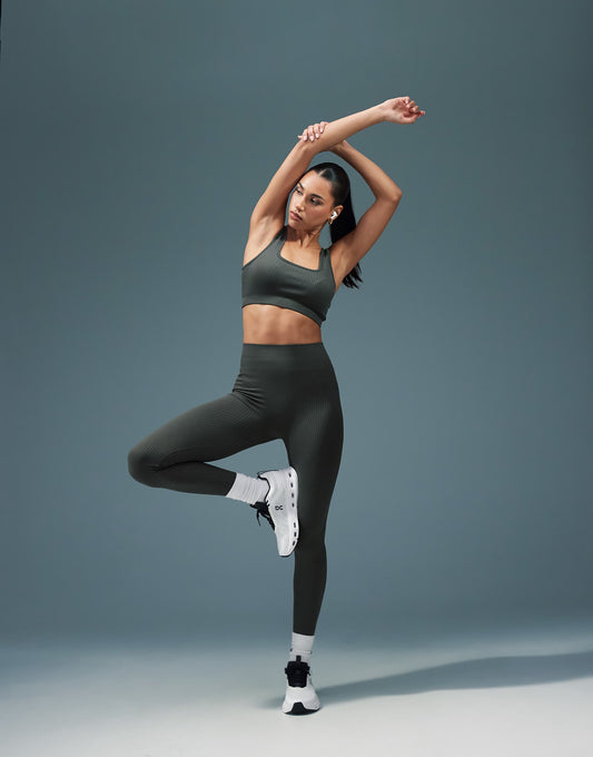 Icon Seamless Rib High Waist Gym Legging