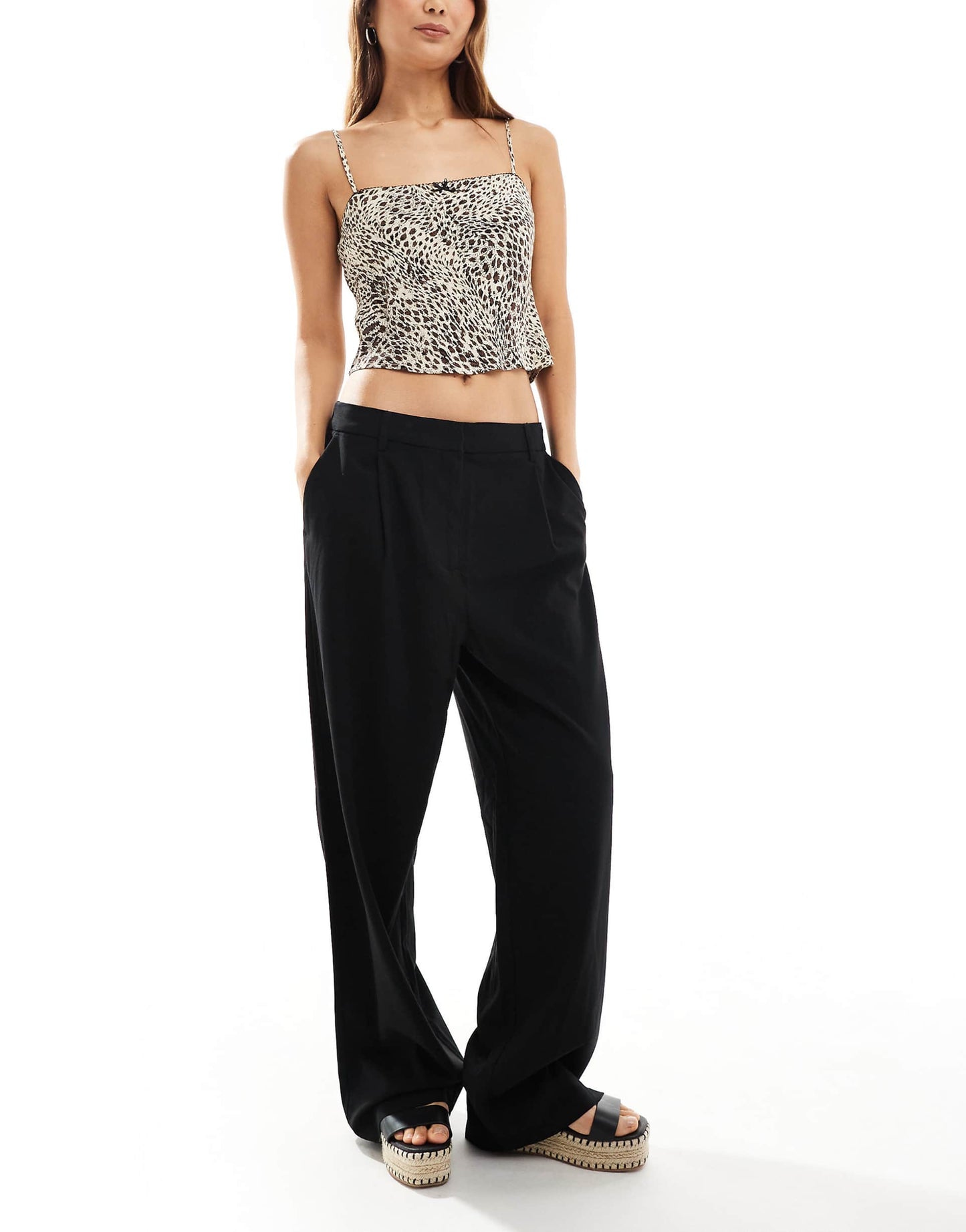 Baggy Tailored Dad Trousers